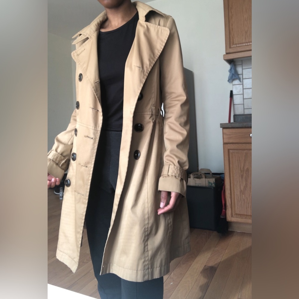 Light Academia Petite Trench Coat